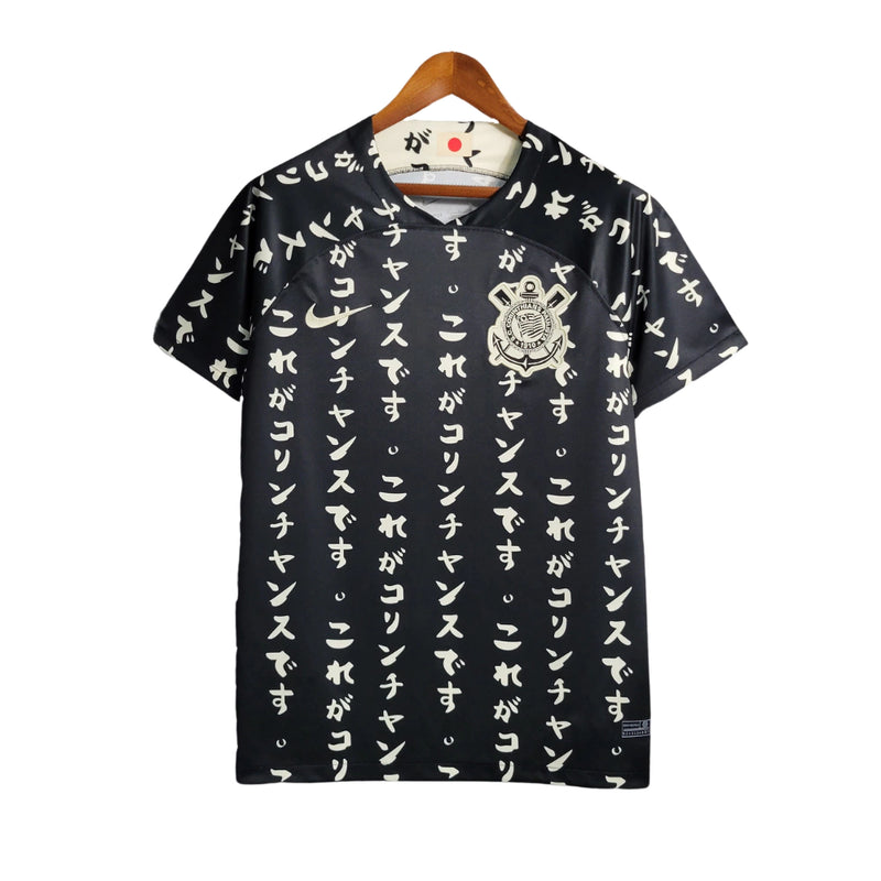 Camisa Corinthians III Japão 22/23 - Torcedor Masculina - Preta