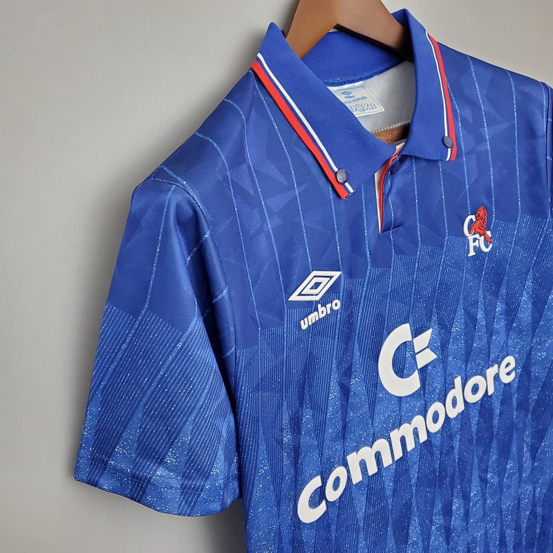 Camisa Chelsea Home (1) 1989/91 Umbro Retrô Masculina