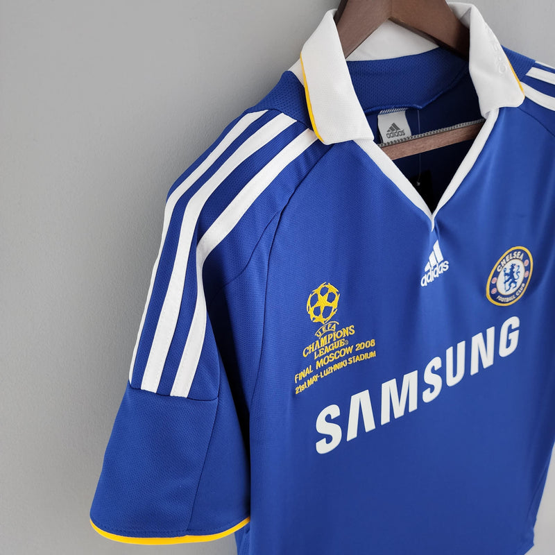 Camisa Chelsea Home (1) 2008/09 Adidas Retrô Masculina