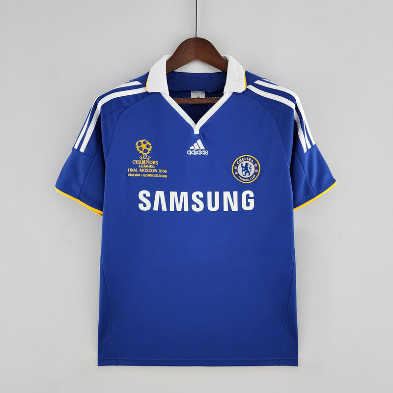 Camisa Chelsea Home (1) 2008/09 Adidas Retrô Masculina