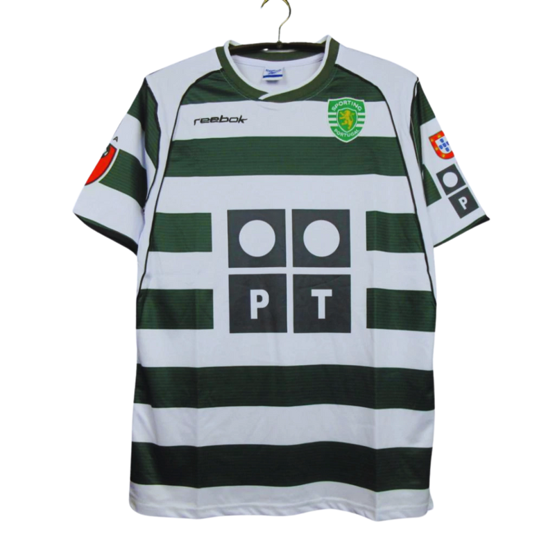 Camisa  Sporting Portugal 2001-03 - Ronaldo 28 - Retrô