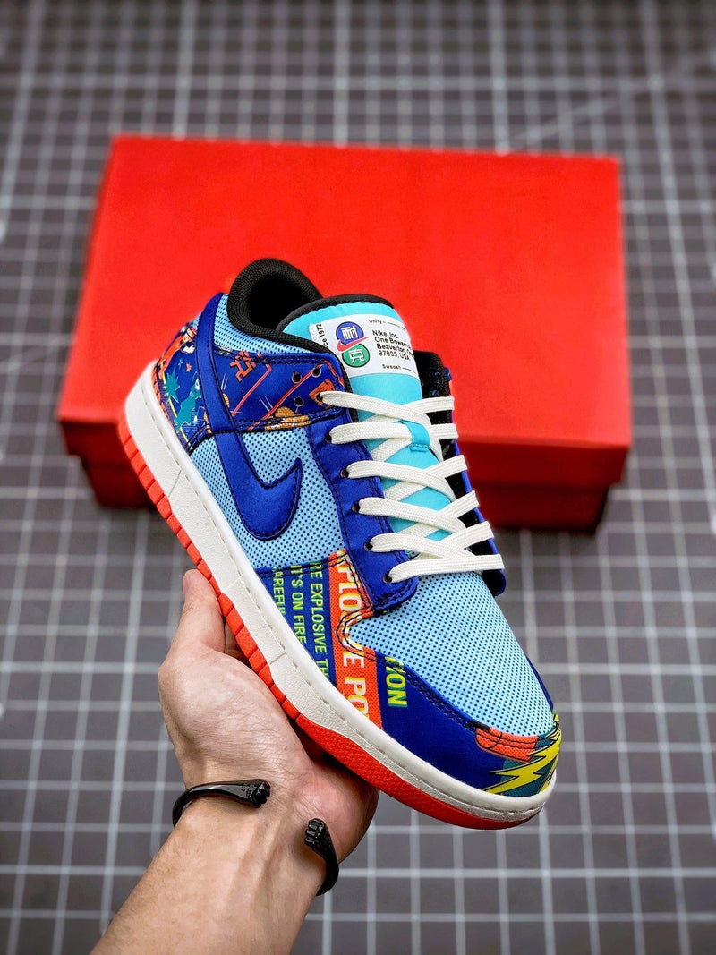 Tênis Nike SB Dunk Low "Firecracker" - Rei da Pelada