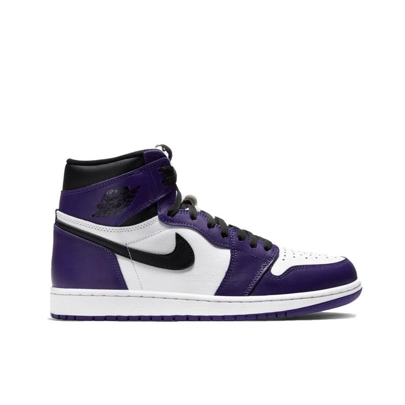 Tênis Nike Air Jordan 1 High Court Purple White 2.0 - Rei da Pelada