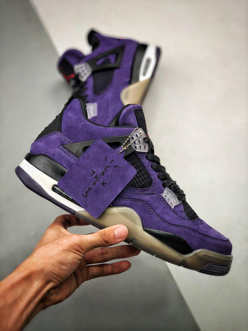 Tênis Nike Air Jordan 4 x Travis Scott "Cactus Jack" - Rei da Pelada