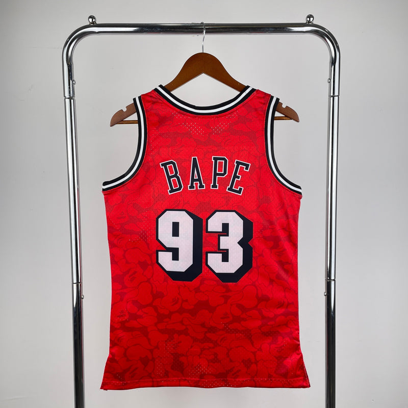 Regata Miami Heat Mitchell & Ness BAPE Edition 1993 - Rei da Pelada