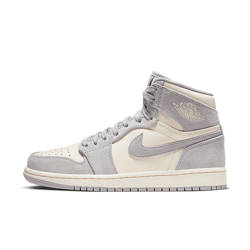 Tênis Nike AIr Jordan 1 High Premium Atmosphere Grey - Rei da Pelada