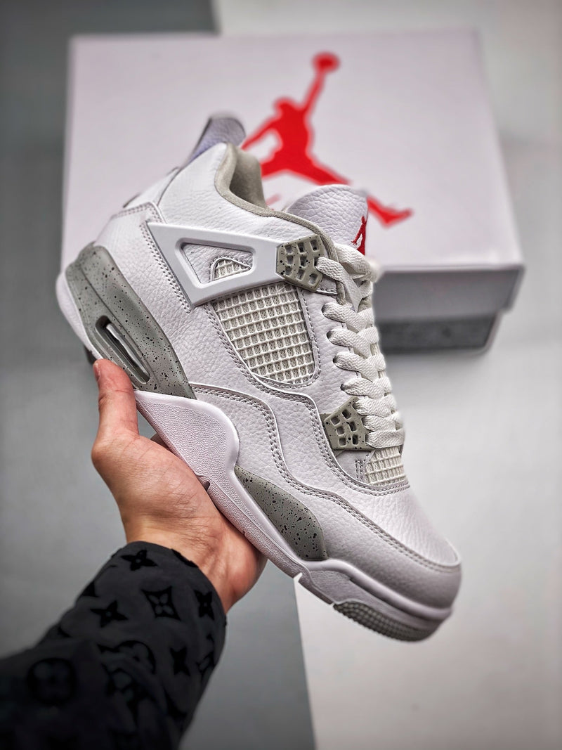 Tênis Nike Air Jordan 4 "White Oreo" - Rei da Pelada