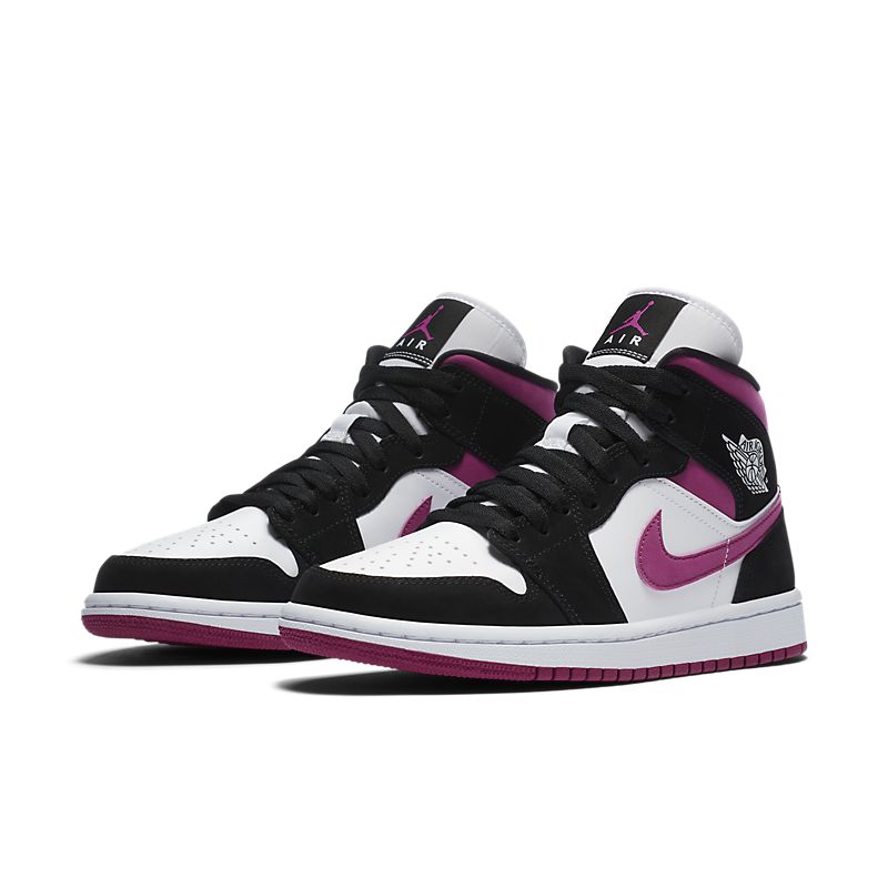 Tênis Nike Air Jordan 1 Mid Magenta - Rei da Pelada