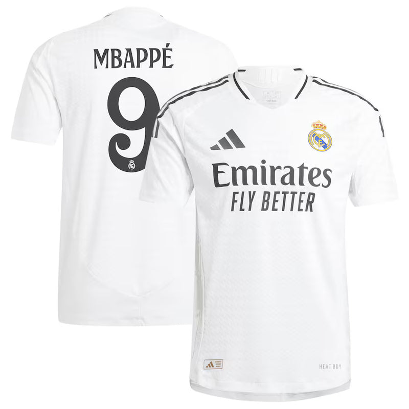 Camisa Real Madrid Home 24/25 - Jogador - MBAPPE 9# Lançamento