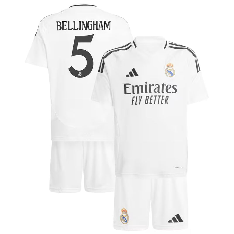 Kit Real Madrid 24/25 –  BELLINGHAM 5# Infantil