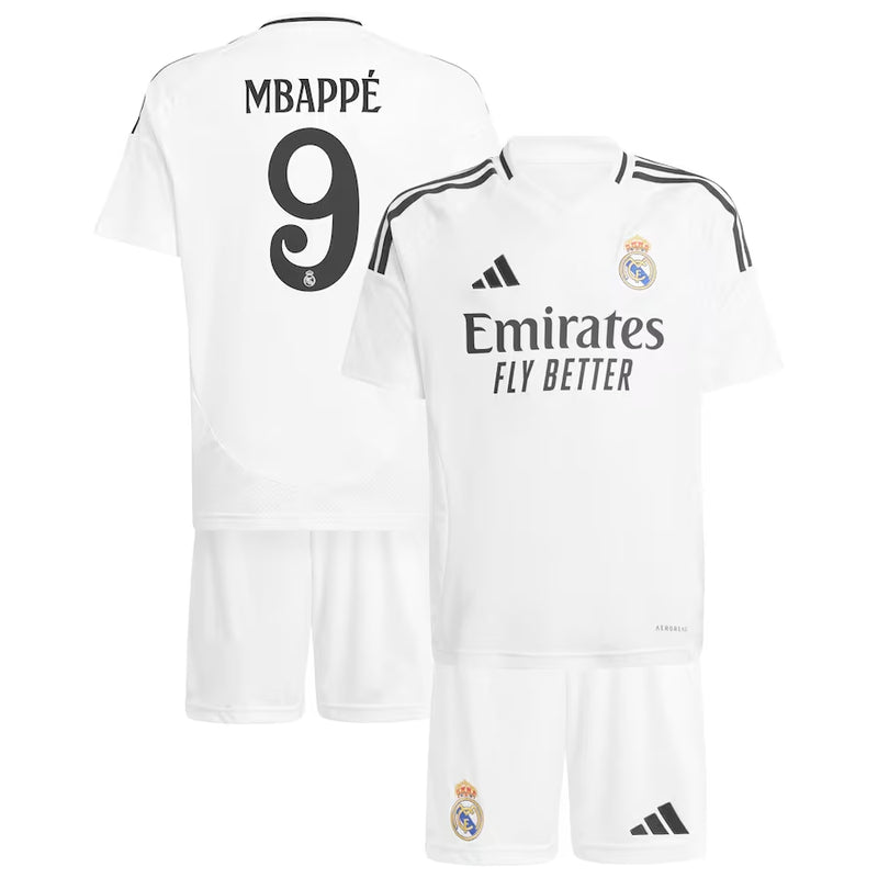 Kit Real Madrid 24/25 –  MBAPPE 9# Infantil