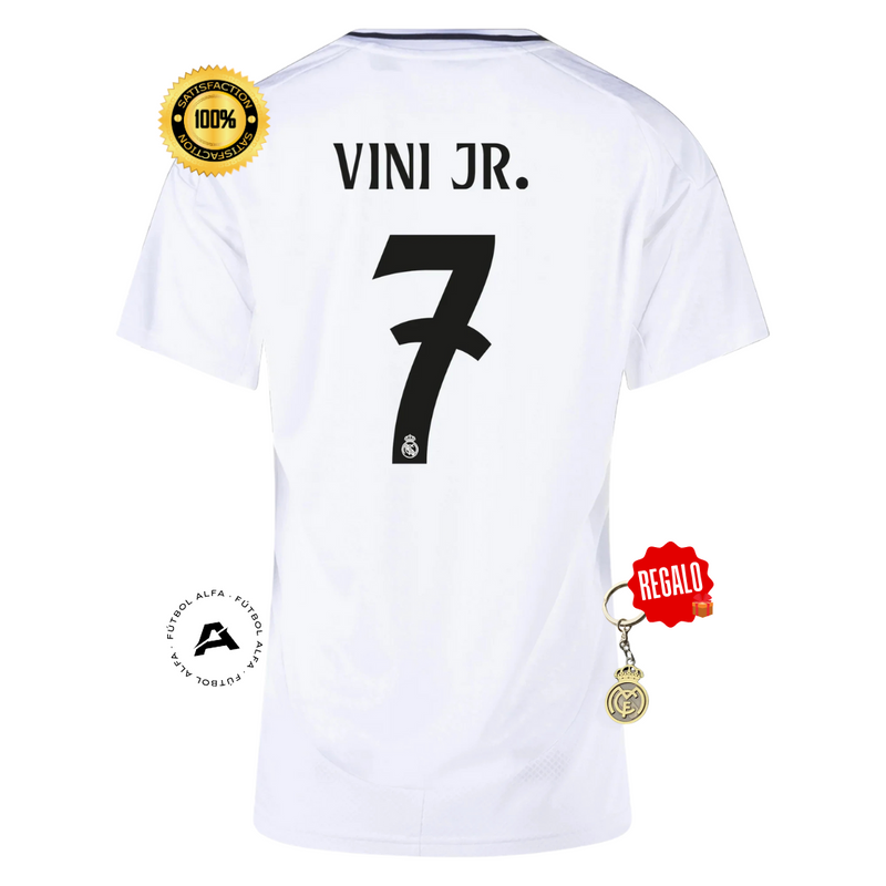 Camisa Real Madrid Home 24/25 - Vini Jr 7 - Masculina Torcedor