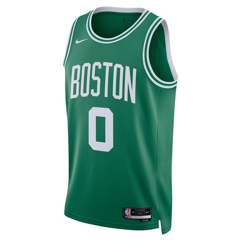 Camisa unissex Boston Celtics Jayson Tatum Nike Kelly Green Swingman - Icon Edition